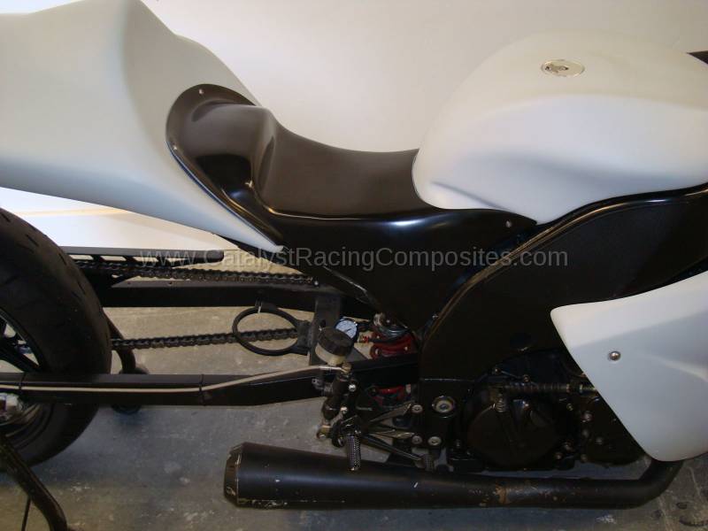 KAWASAKI ZX10 06-07' LOWERED DRAG STEP SEAT